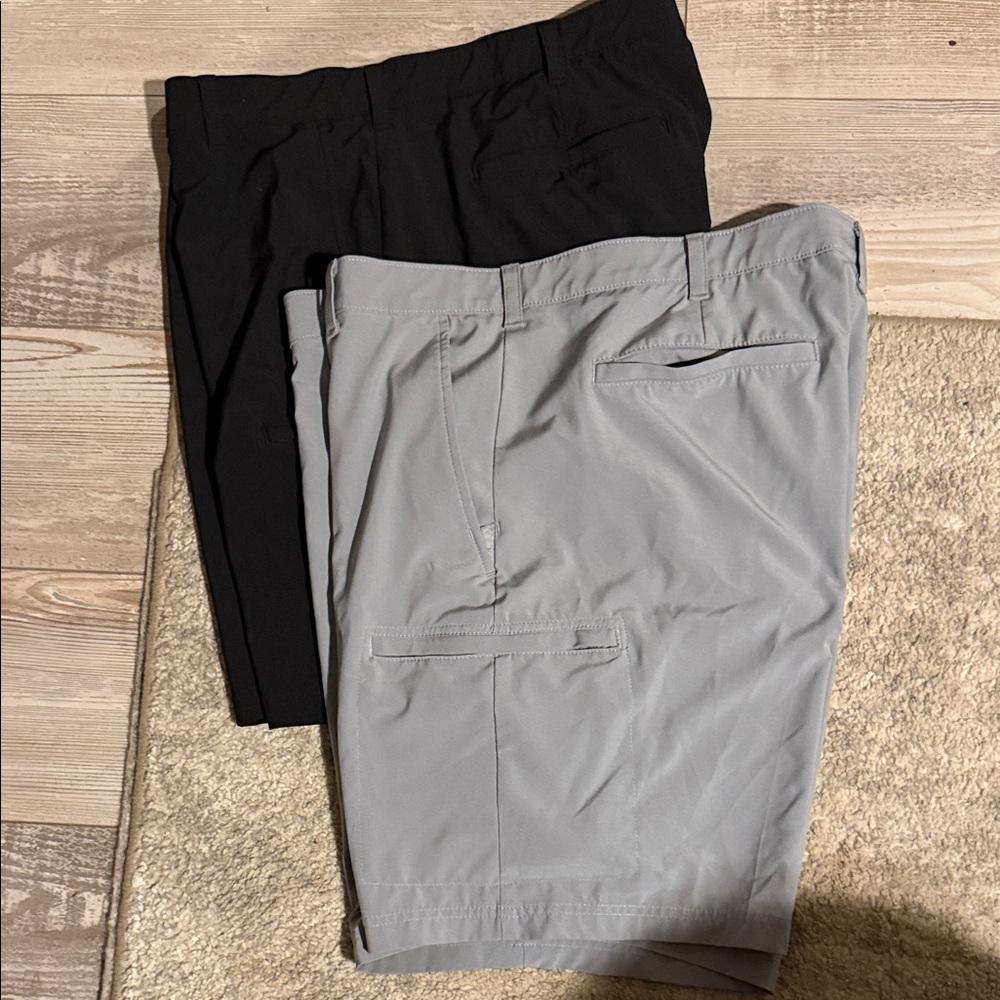 Izod Gray and Black Shorts